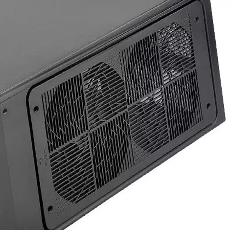 PC korpusas Sidabrinėstone GD09B-C HTPC juodas