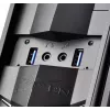 PC Case Sidabrinėstone RVZ02 Small Form Factor Juoda, Sidabrinė