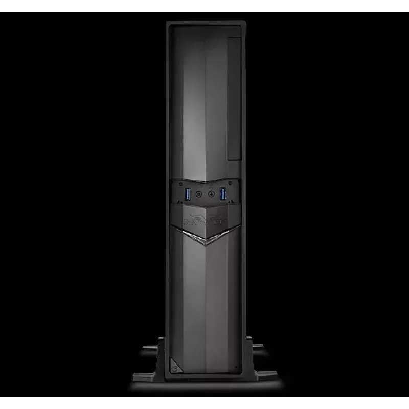 PC Case Sidabrinėstone RVZ02 Small Form Factor Juoda, Sidabrinė