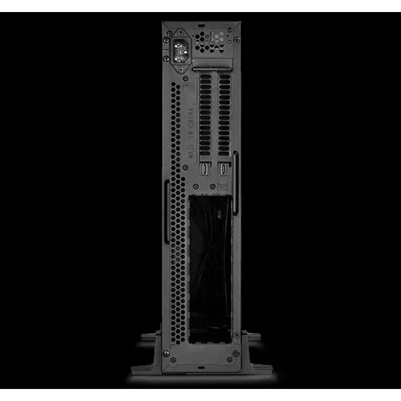 PC Case Sidabrinėstone RVZ02 Small Form Factor Juoda, Sidabrinė