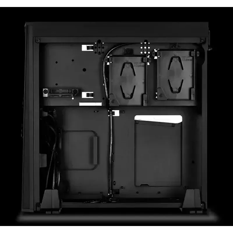 PC Case Sidabrinėstone RVZ02 Small Form Factor Juoda, Sidabrinė