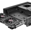 PC Case Sidabrinėstone RVZ02 Small Form Factor Juoda, Sidabrinė