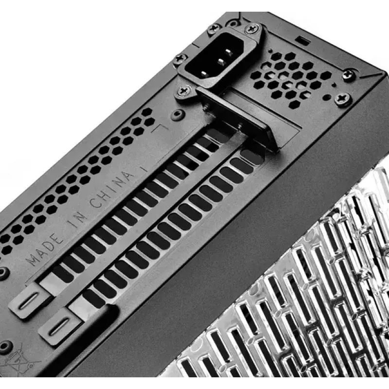 PC Case Sidabrinėstone RVZ02 Small Form Factor Juoda, Sidabrinė