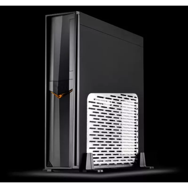 PC Case Sidabrinėstone RVZ02 Small Form Factor Juoda, Sidabrinė