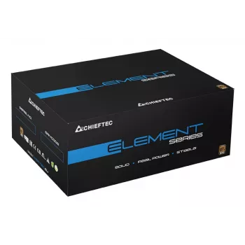 Chieftec ELP-700S maitinimo blokas 700 W 20+4 kontaktų ATX PS/2 juodas