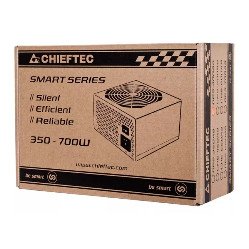 Chieftec GPS-650A8 maitinimo blokas 650 W 20+4 kontaktų ATX PS/2 juodas