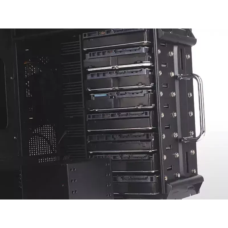 PC Case Sidabrinėstone TJ04-E Midi Tower Juoda
