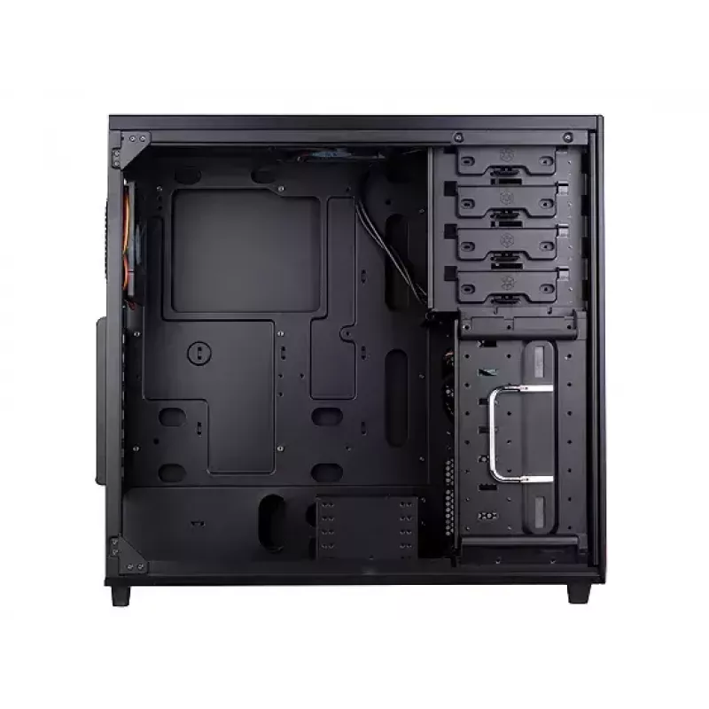PC Case Sidabrinėstone TJ04-E Midi Tower Juoda