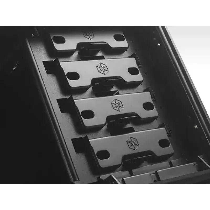 PC Case Sidabrinėstone TJ04-E Midi Tower Juoda
