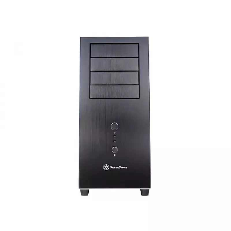 PC Case Sidabrinėstone TJ04-E Midi Tower Juoda