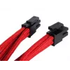 kabelis EPS12V 8pin(4+4) Sidabrinėstone SST-PP07-EPS8R 0,3m