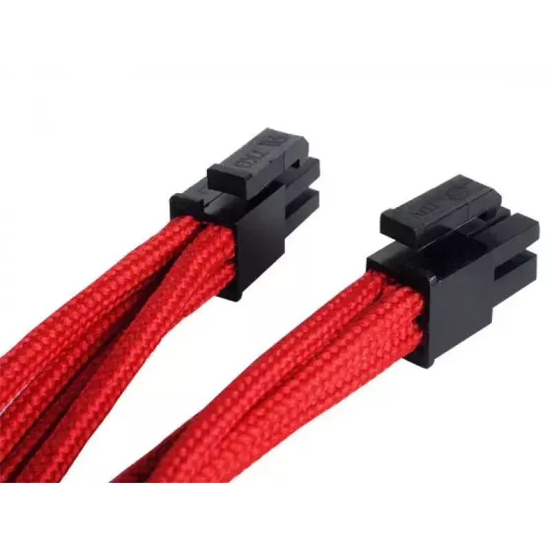 kabelis EPS12V 8pin(4+4) Sidabrinėstone SST-PP07-EPS8R 0,3m