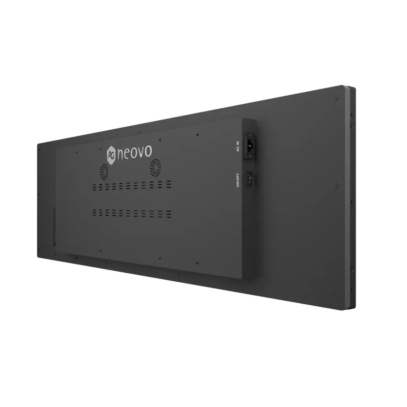 AG Neovo PB3701A Apšvietimo ekranas, panoraminis dizainas, 94 cm (37 colių), LED, Wi-Fi, 700 cd/m², juodas, įmontuotas procesorius, Android 11, 24/7