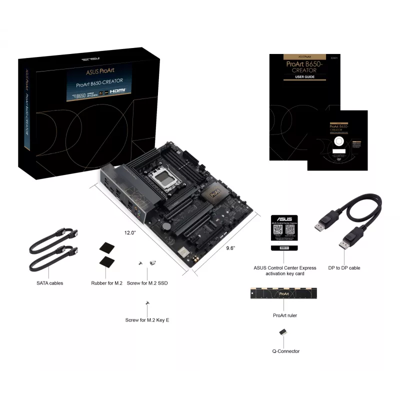 ASUS PROART B650-CREATOR AMD B650 lizdas AM5 ATX