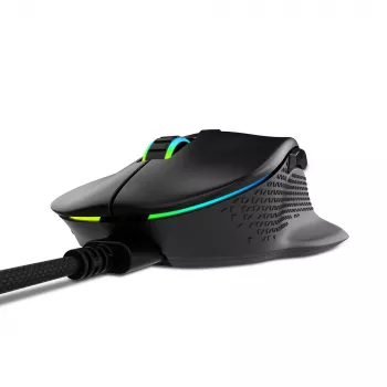 XPG ALPHA, dešiniarankė, optinė, USB Type-C, 16000 DPI, juoda