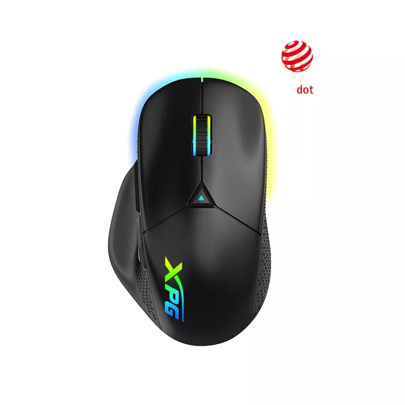 XPG ALPHA, dešiniarankė, optinė, USB Type-C, 16000 DPI, juoda
