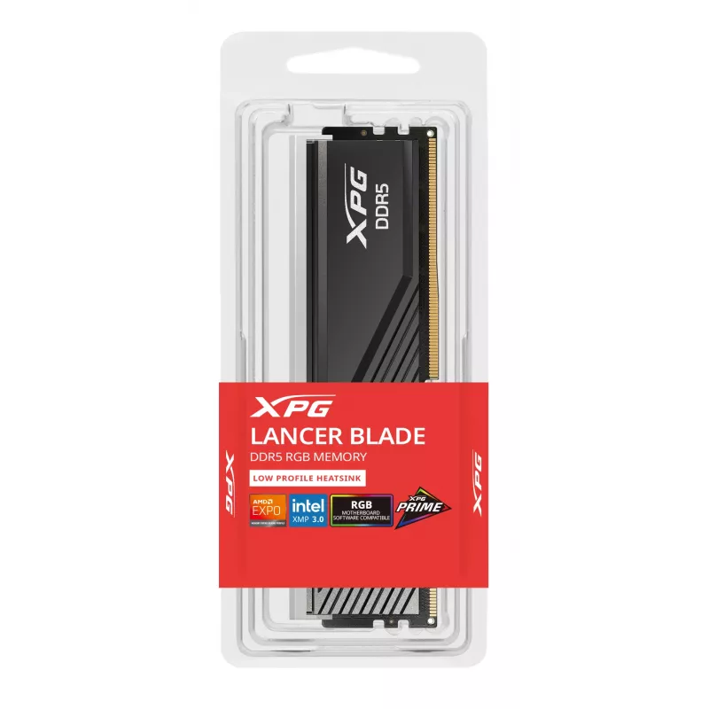 Atminties modulis DIMM 8 GB DDR5-5600 ADATA XPG Lancer Blade RGB (1x8 GB) INTEL XMP AMD EXPO, juodas