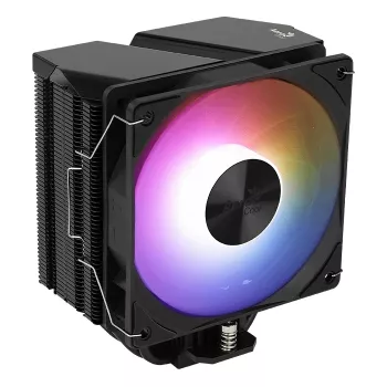 Oro aušintuvas AEROCOOL Rime 4 120 mm ventiliatorius su hidrauliniu guoliu, 4 šilumos vamzdeliai, TDP 230 W, juodas