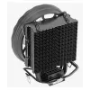 Oro aušintuvas AEROCOOL Rave 3 FRGB 120 mm juodas baltas — 4 šilumos vamzdeliai, ARGB, hidraulinis guolis, 1800 RPM