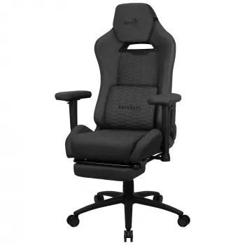 Aerocool ROYALASHBK Premium Ergonomic Gaming Chair Legrests Aeroweave Technology Juoda