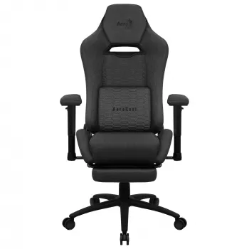Aerocool ROYALASHBK Premium Ergonomic Gaming Chair Legrests Aeroweave Technology Juoda