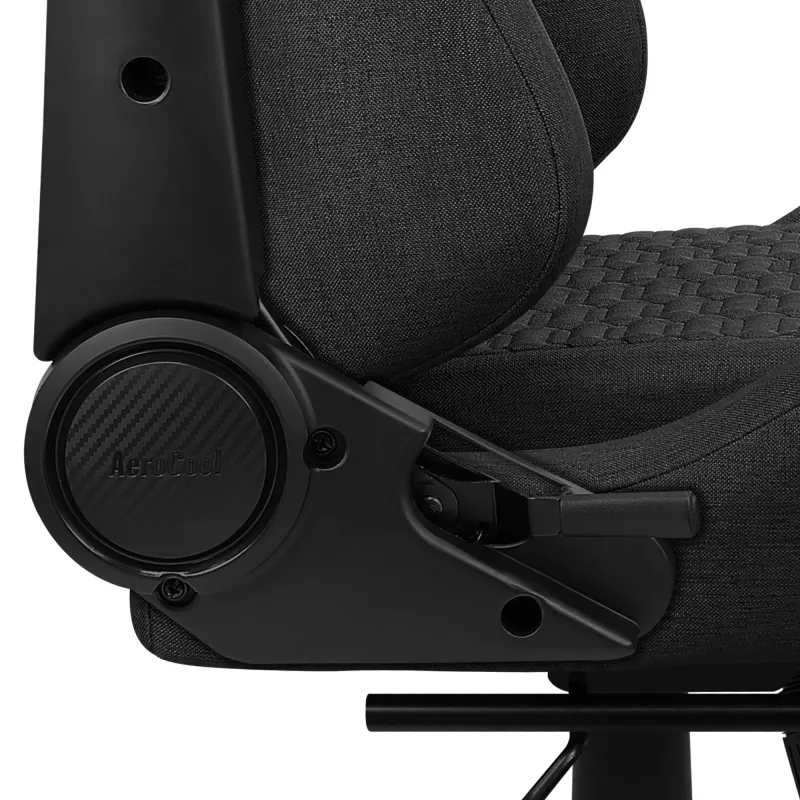 Aerocool ROYALASHBK Premium Ergonomic Gaming Chair Legrests Aeroweave Technology Juoda