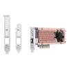 QNAP Card QM2 sąsajos plokštės / adapteris Vidinis PCIe, RJ-45