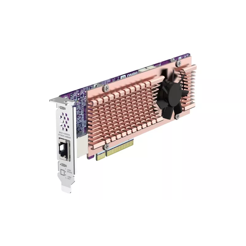 QNAP Card QM2 sąsajos plokštės / adapteris Vidinis PCIe, RJ-45