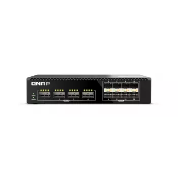 QNAP QSW-M7308R-4X tinklo komutatorius Valdomas L3 1U Juoda