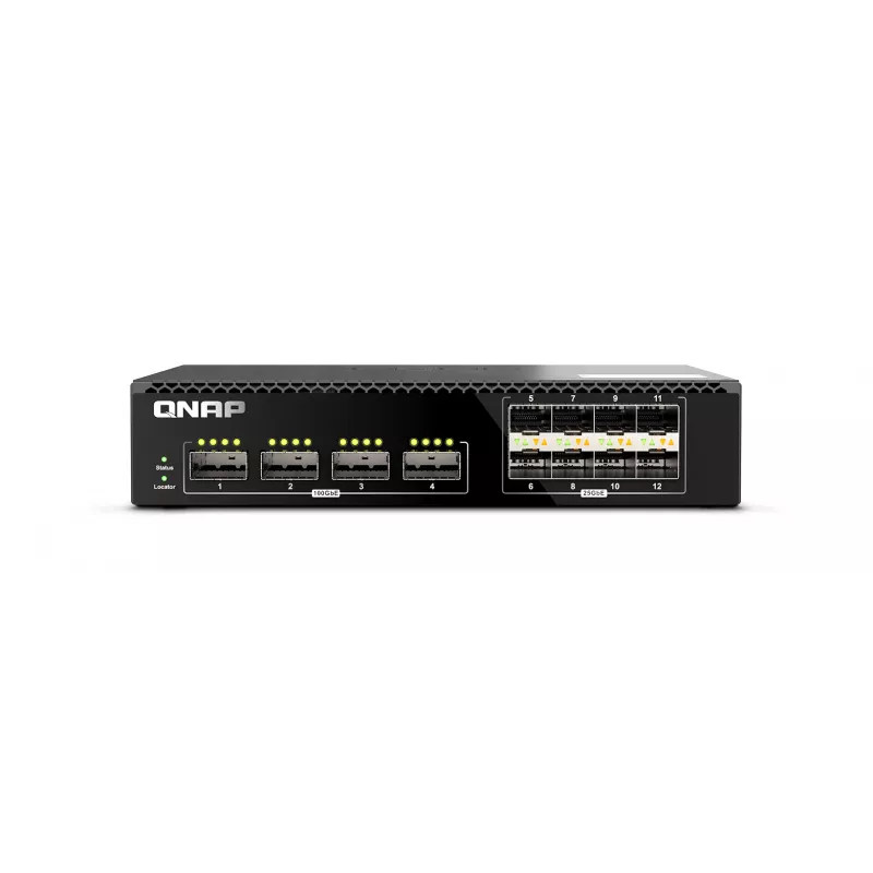QNAP QSW-M7308R-4X tinklo komutatorius Valdomas L3 1U Juoda