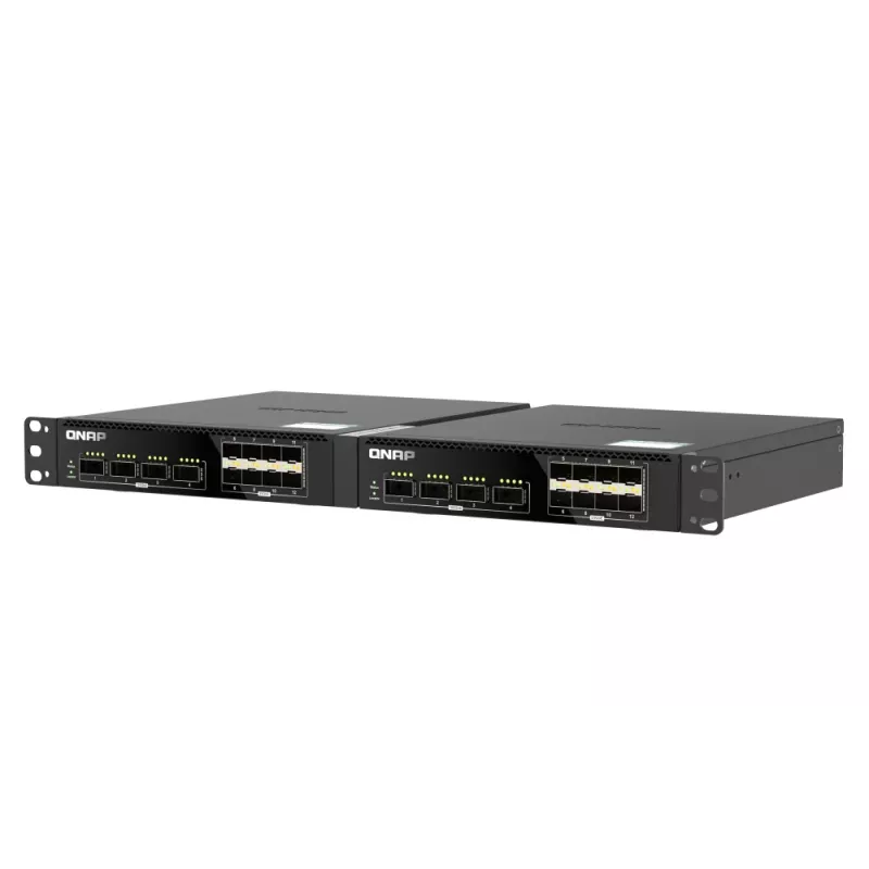 QNAP QSW-M7308R-4X tinklo komutatorius Valdomas L3 1U Juoda