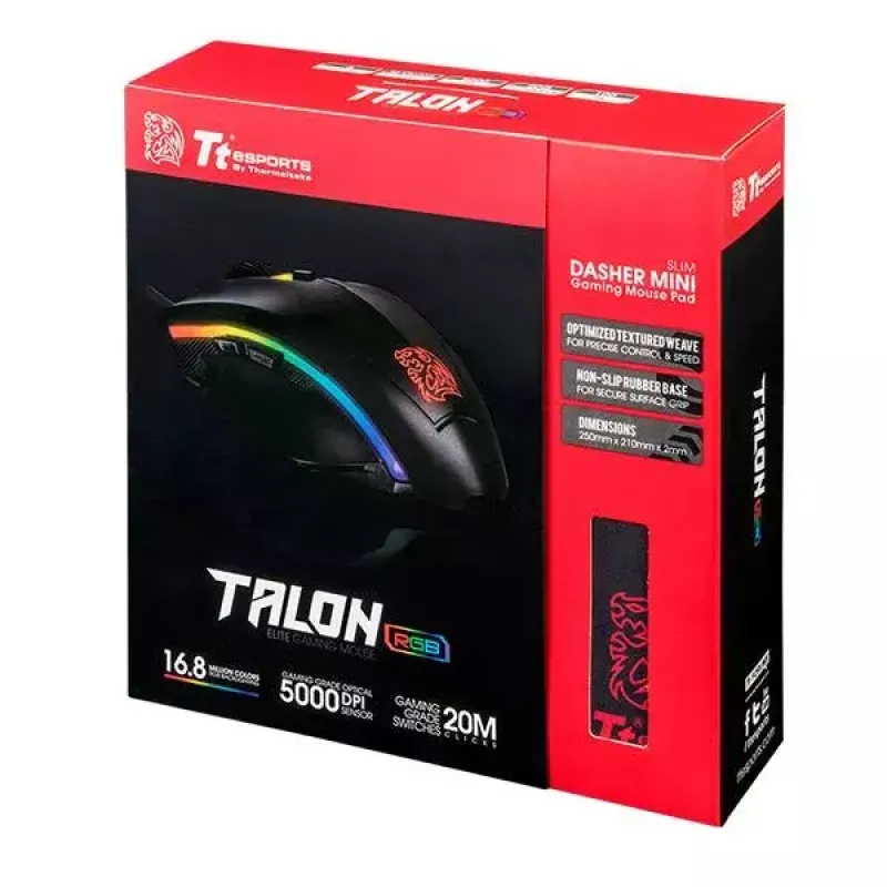 Pelė Thermaltake TALON ELITE RGB USB Type-A