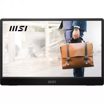 MSI Pro MP161 E2 nešiojamasis monitorius juodas 39,6 cm (15,6 col.) LED 1920 x 1080 pikseliai