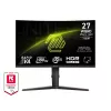 MSI MAG 275CQPFDE kompiuterio monitorius 68,6 cm (27 col.) 2560 x 1440 pikselių Wide Quad HD LCD juodas