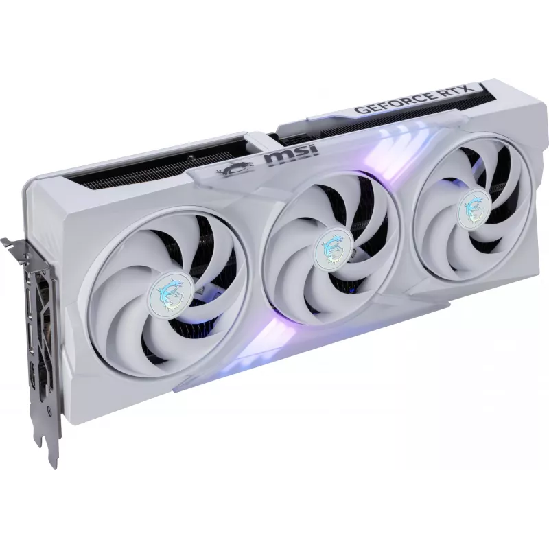 Vaizdo plokštė MSI GeForce RTX 5080 16 GB GDDR7, PCIe 5.0, 256-bit, 3xDP 2.1a + HDMI 2.1b, 360W, 3 ventiliatoriai, Balta