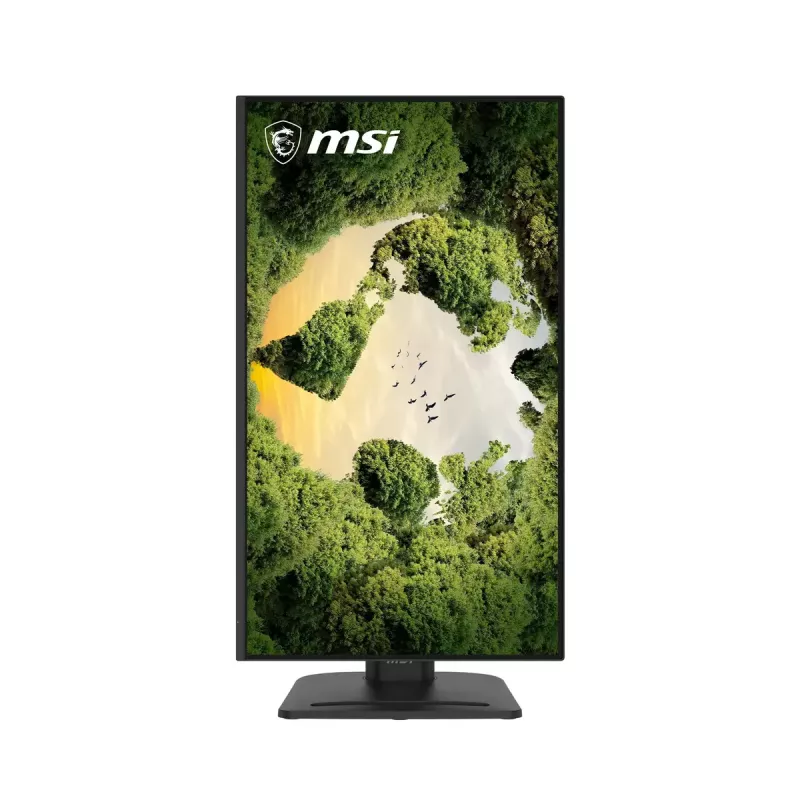 27 colių MSI Pro MP275PGN E14 kompiuterio monitorius, 1920×1080 Full HD IPS, 4 ms, 300 cd/m², VESA, garsiakalbiai, reguliuojamas aukštis, juodas
