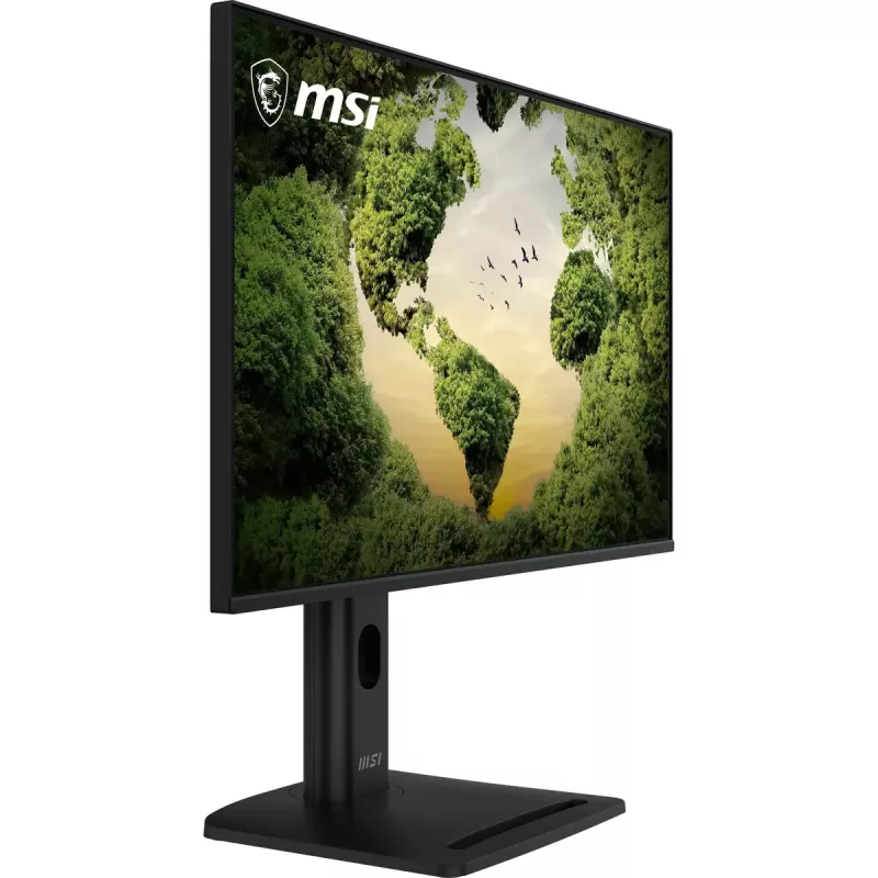 27 colių MSI Pro MP275PGN E14 kompiuterio monitorius, 1920×1080 Full HD IPS, 4 ms, 300 cd/m², VESA, garsiakalbiai, reguliuojamas aukštis, juodas