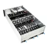 Stovo serveris ASUS ESC8000A-E12-SKU2 (4U) — palaiko 2× AMD EPYC 9004, DDR5 iki 6 TB, 24 DIMM, 3000 W maitinimo šaltinis