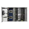 Stovo serveris ASUS ESC8000A-E12-SKU2 (4U) — palaiko 2× AMD EPYC 9004, DDR5 iki 6 TB, 24 DIMM, 3000 W maitinimo šaltinis