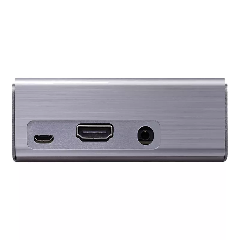 Kompiuterio korpusas ASUS Tinker Fanless — aliuminis, sidabrinis, pasyviai aušinamas korpusas