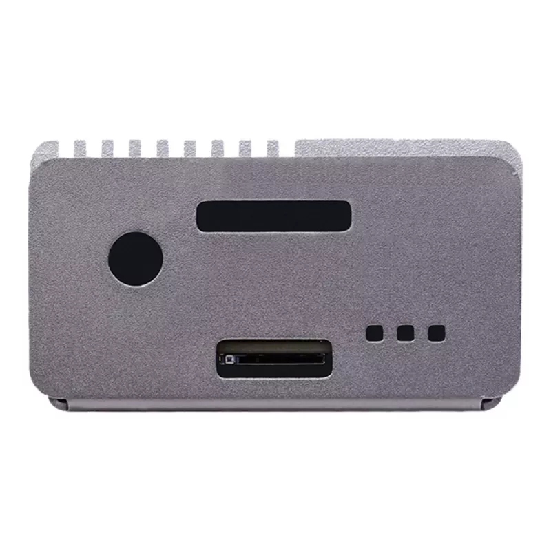 Kompiuterio korpusas ASUS Tinker Fanless — aliuminis, sidabrinis, pasyviai aušinamas korpusas