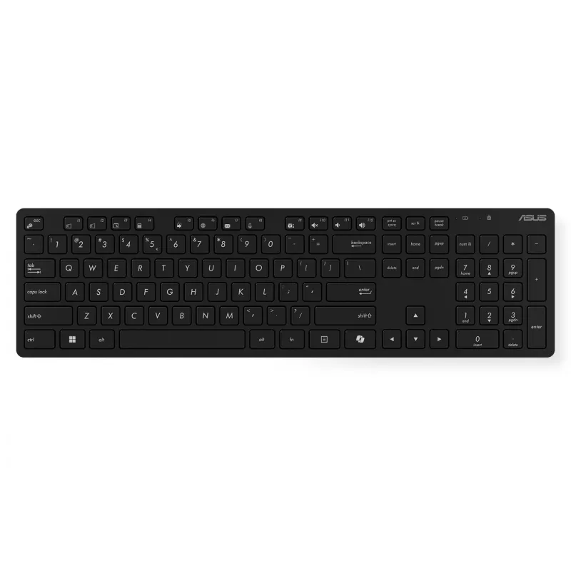 ASUS W5000 klaviatūra su pele, universali, RF belaidė, juoda