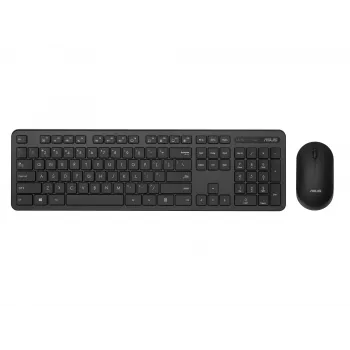 ASUS CW100 klaviatūra, pelė komplekte, universali, belaidė RF, juoda