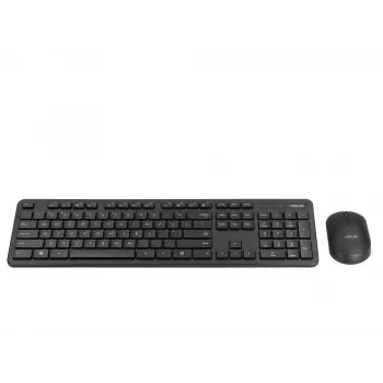 ASUS CW100 klaviatūra, pelė komplekte, universali, belaidė RF, juoda