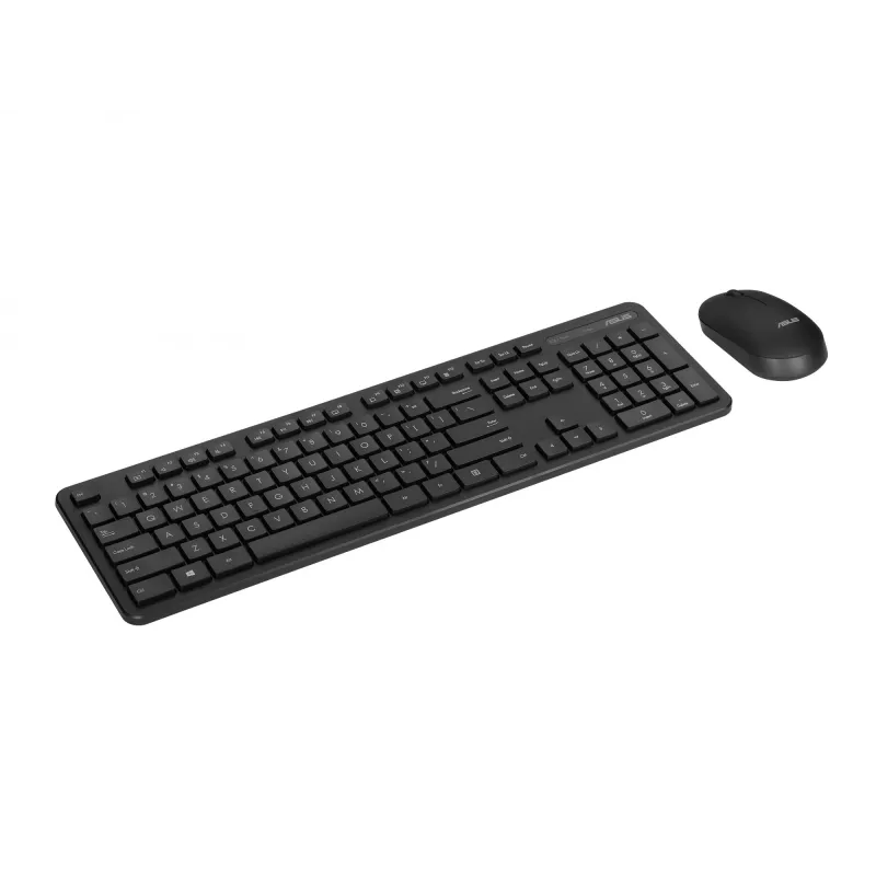 ASUS CW100 klaviatūra, pelė komplekte, universali, belaidė RF, juoda