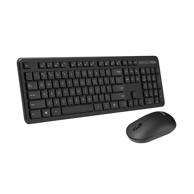 ASUS CW100 klaviatūra, pelė komplekte, universali, belaidė RF, juoda