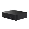 Mini PC barebone ASUS NUC 14 Essential RNUC14MNK1500002 Juoda — Intel N150, 4 branduoliai, DDR5 SO‑DIMM, M.2 iki 2 TB, Wi‑Fi 6E, 2.5GbE