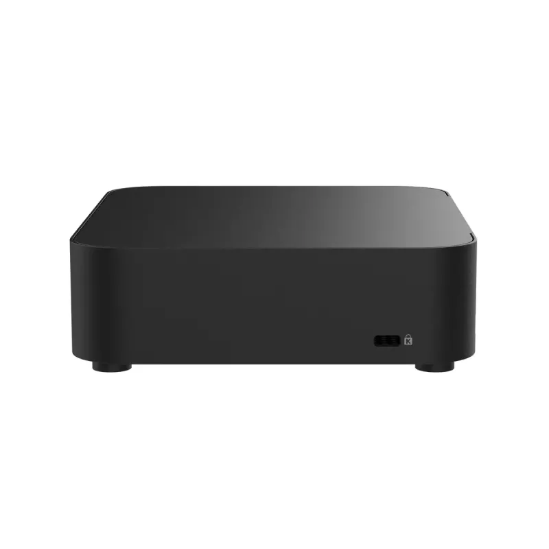 Mini PC barebone ASUS NUC 14 Essential RNUC14MNK1500002 Juoda — Intel N150, 4 branduoliai, DDR5 SO‑DIMM, M.2 iki 2 TB, Wi‑Fi 6E, 2.5GbE