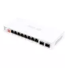 Nekonfigūruojamas eterneto komutatorius ASUS QG-U1080 — 8 × 2,5 G RJ-45 prievadai, MAC 16K, baltas, 12V