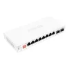 Nekonfigūruojamas eterneto komutatorius ASUS QG-U1080 — 8 × 2,5 G RJ-45 prievadai, MAC 16K, baltas, 12V